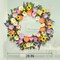 28-Inch Spring Wreath for Front Door – Large Floral Wreath with Lavender, Daisy, and Eucalyptus, 6 Color Options for Indoor & Outdoor Holiday and Celebration Decor